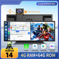 Wireless Carplay & Android Auto with Dash Cam - 11.26 Inch HD IPS Touch Car Play Screen for Car, 4K Front & 1080P Rear Camera, Loop Recording, Bluetooth Audio, Mirror Link, GPS, Siri