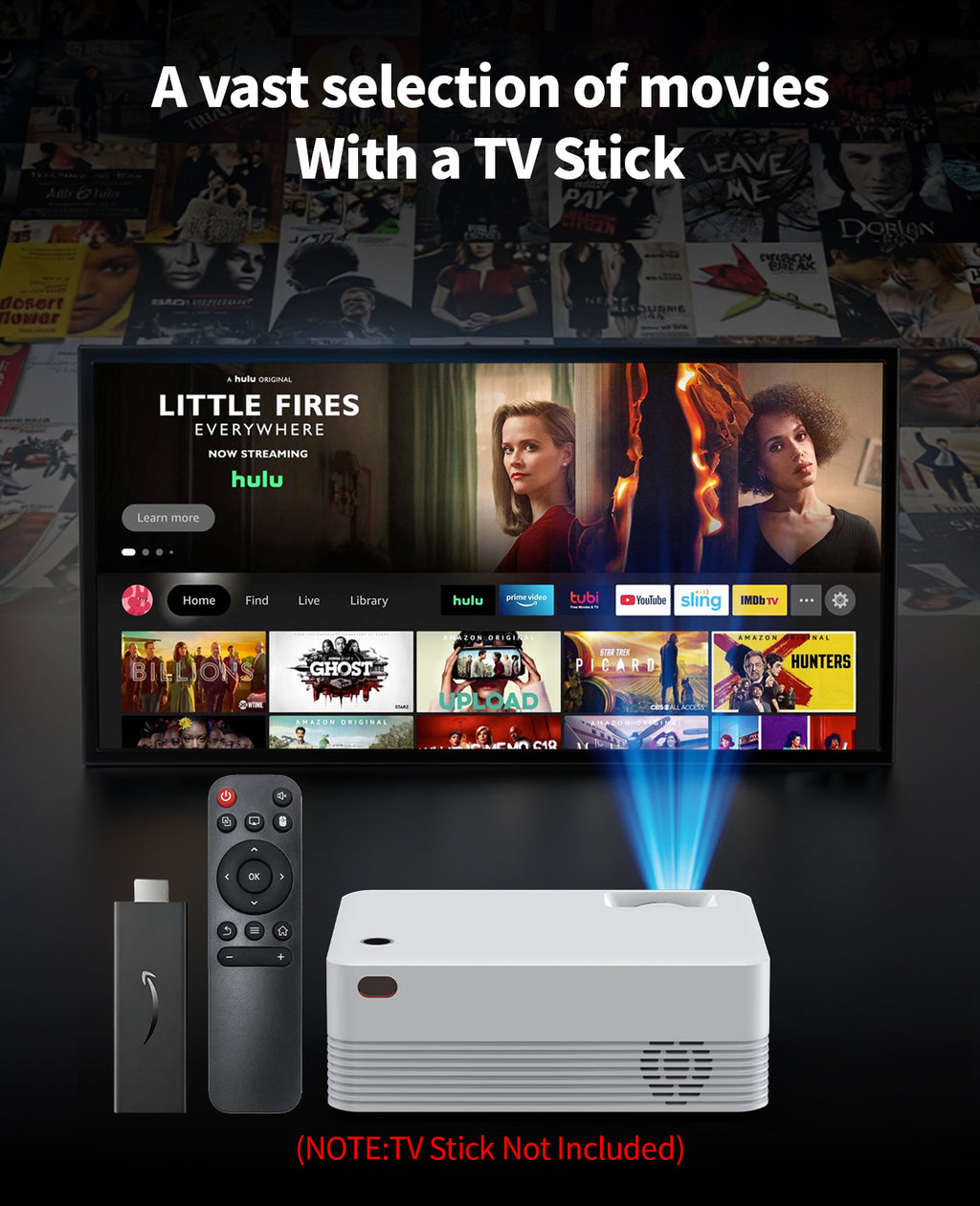 ENUOSUMA H5 Native 1080P Smart Projector
