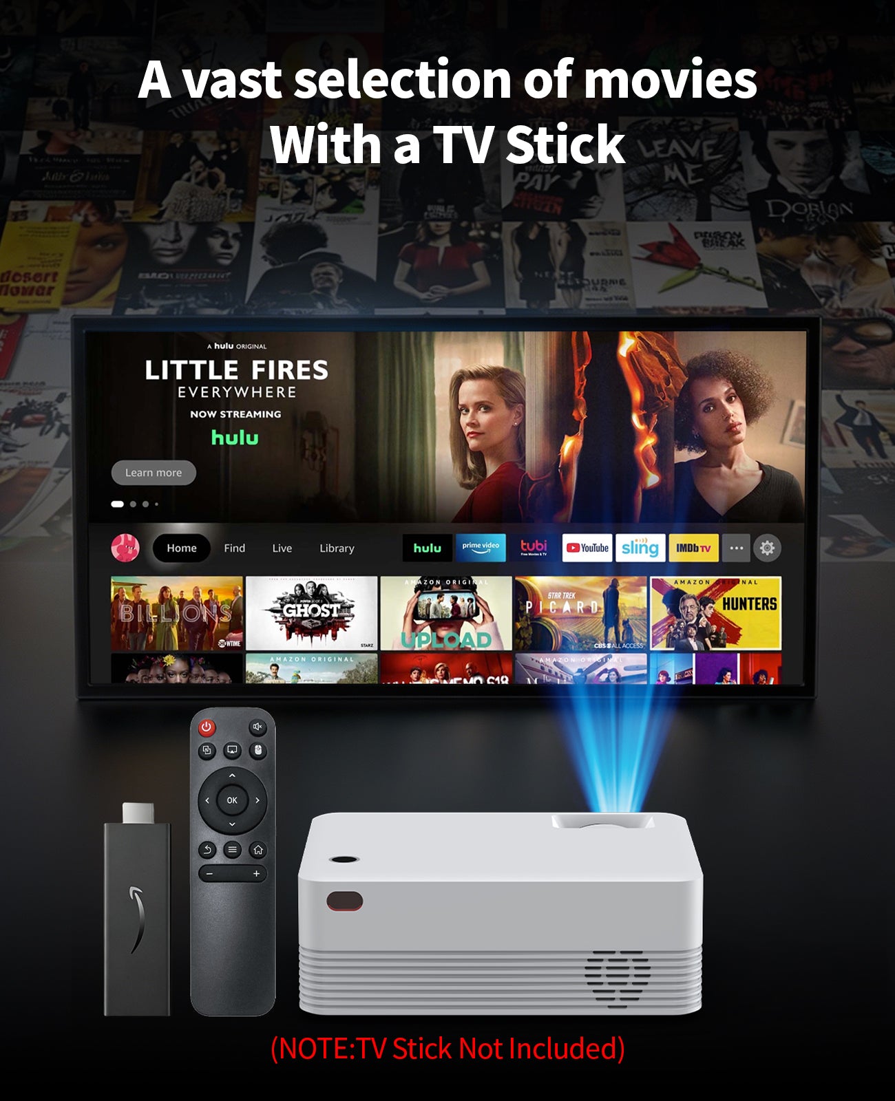 ENUOSUMA H5 Native 1080P Smart Projector