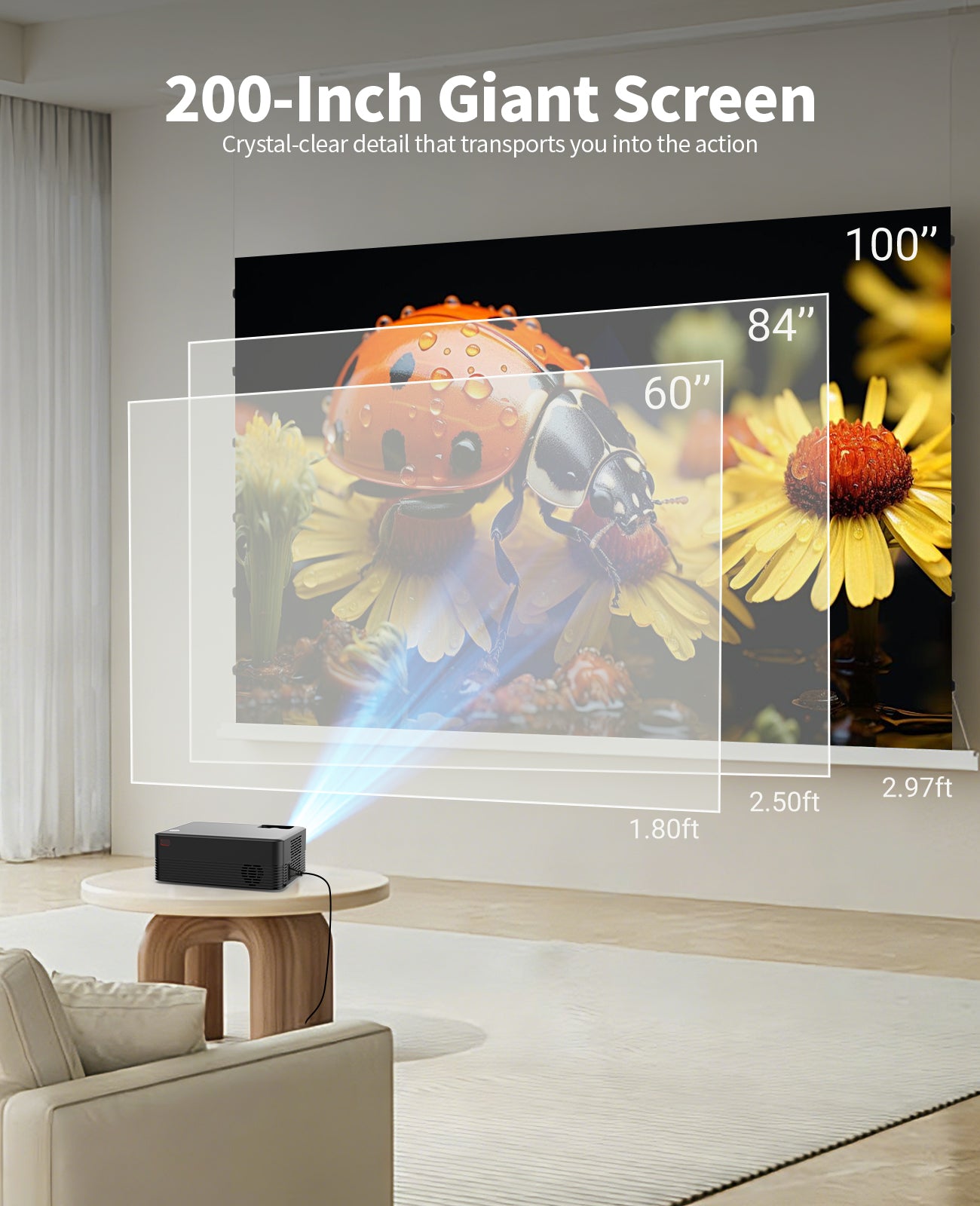 ENUOSUMA H5 Native 1080P Smart Projector