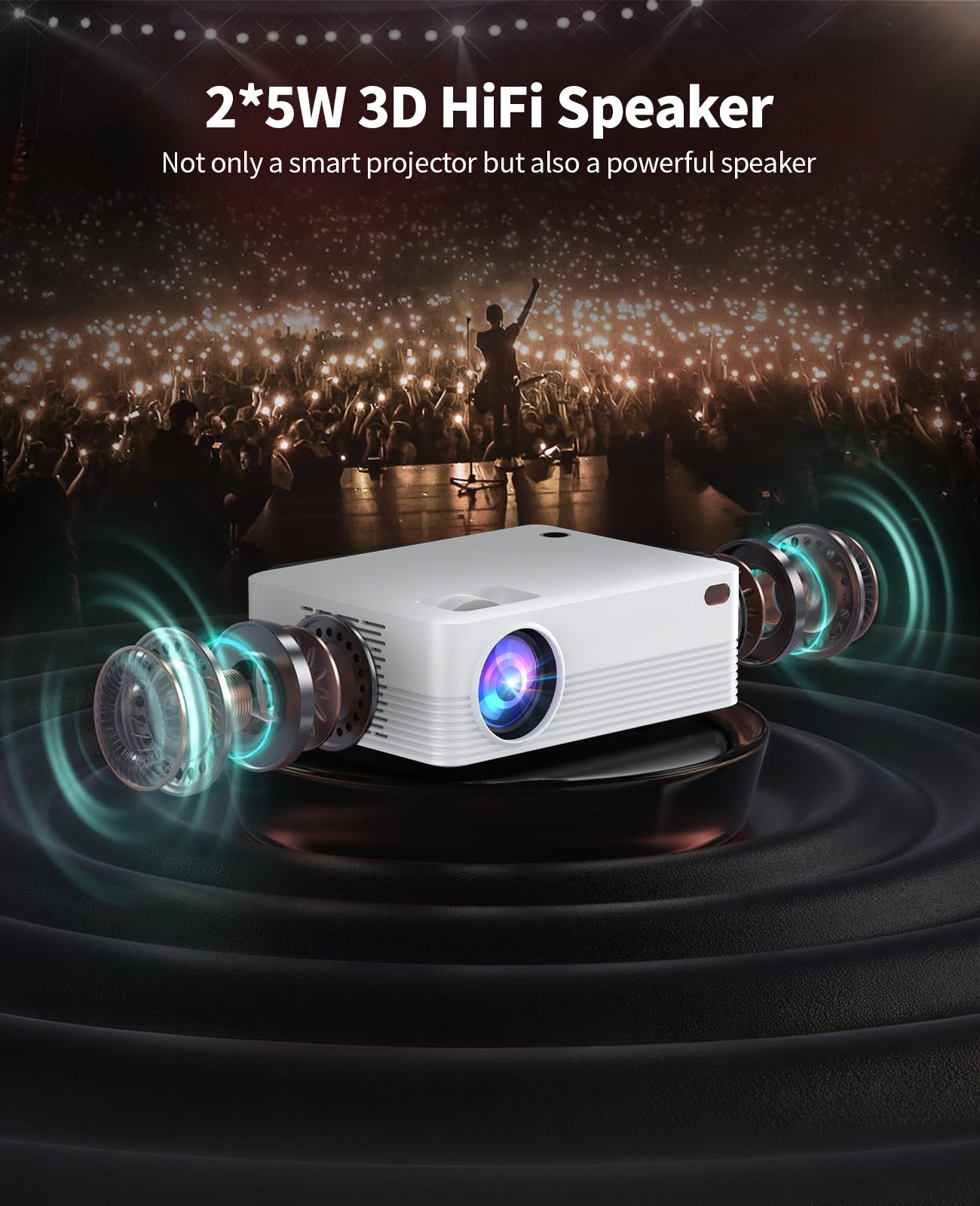 ENUOSUMA H5 Native 1080P Smart Projector