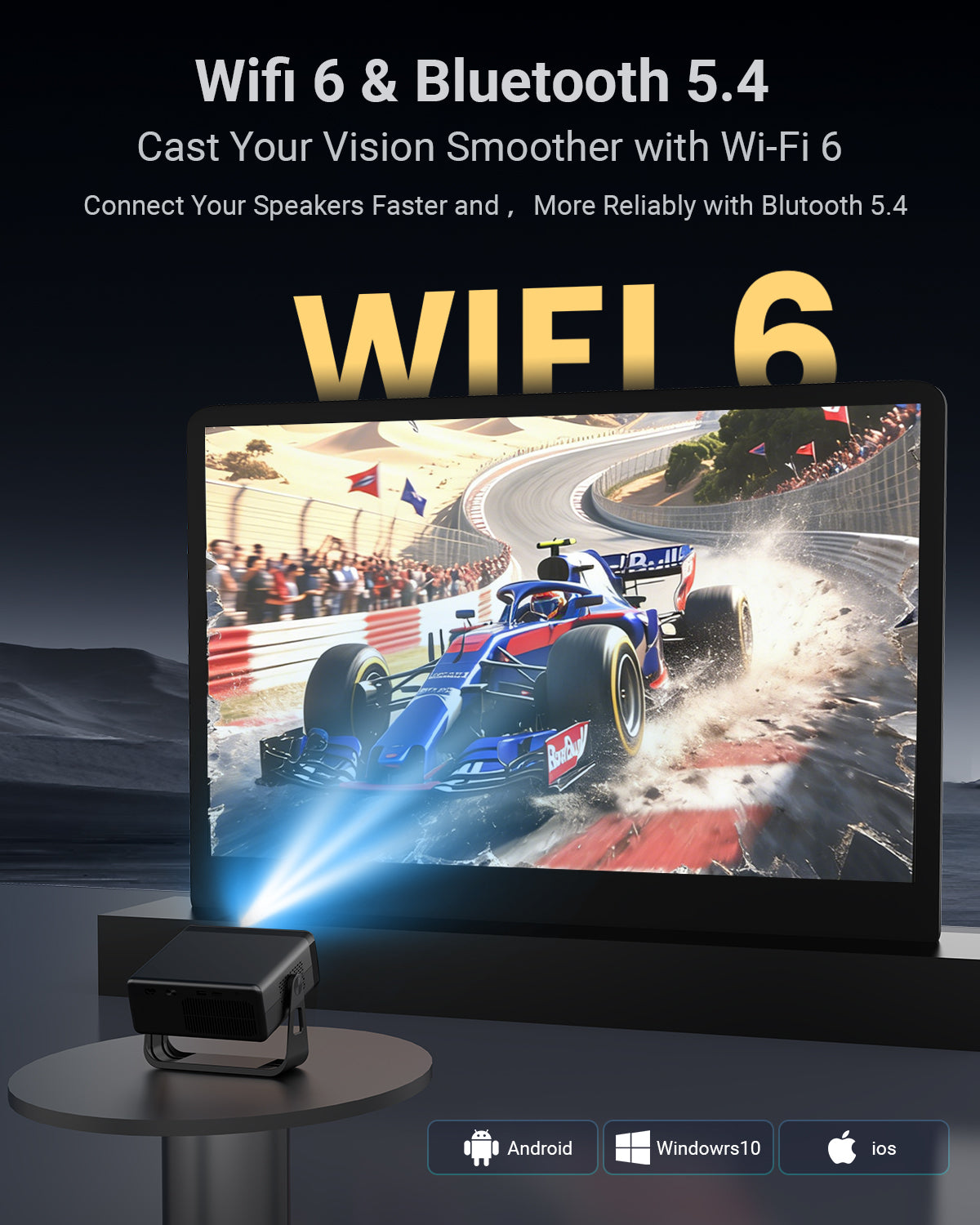 ENUOSUMA F22 Smart Projector