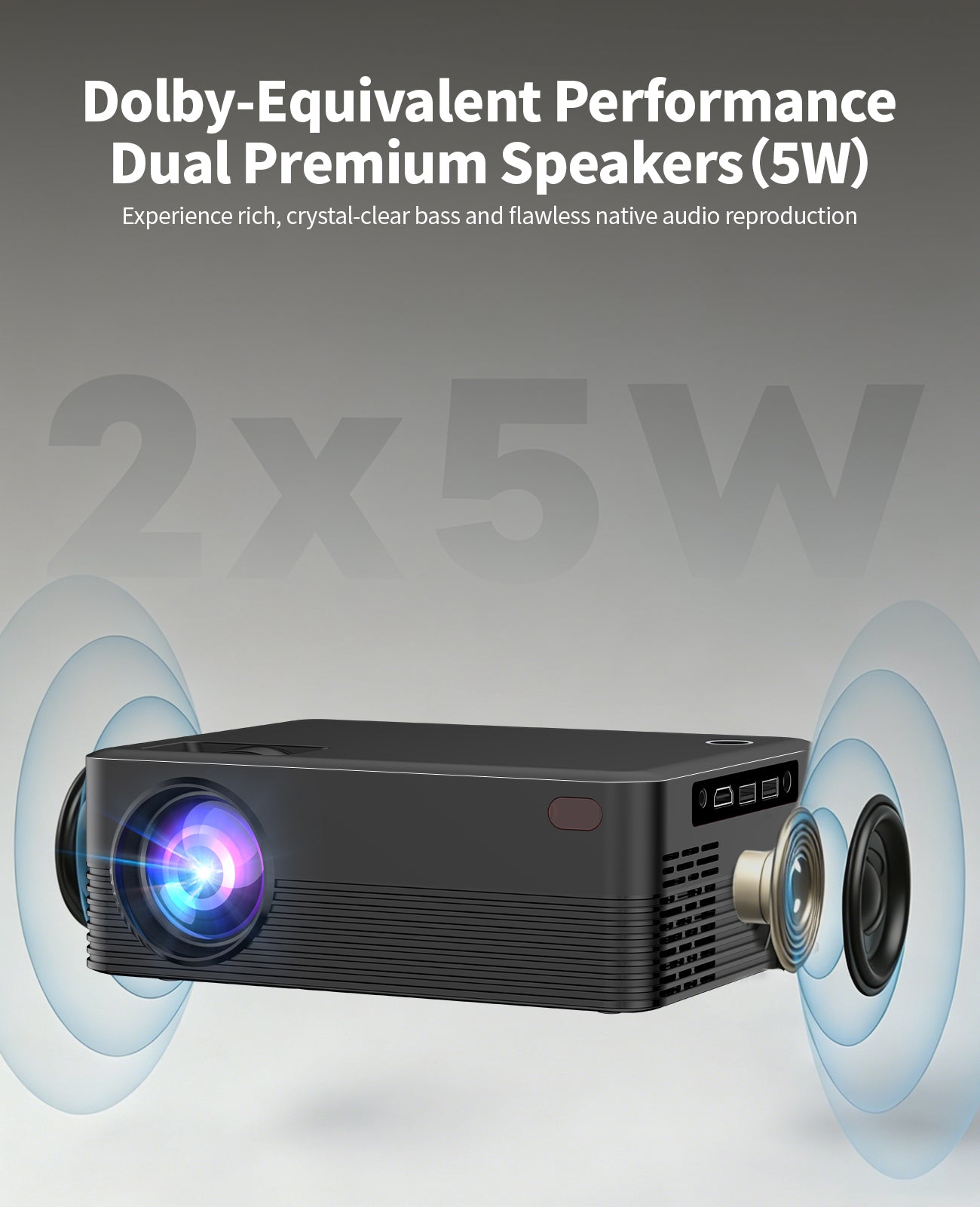 ENUOSUMA H5 Native 1080P Smart Projector