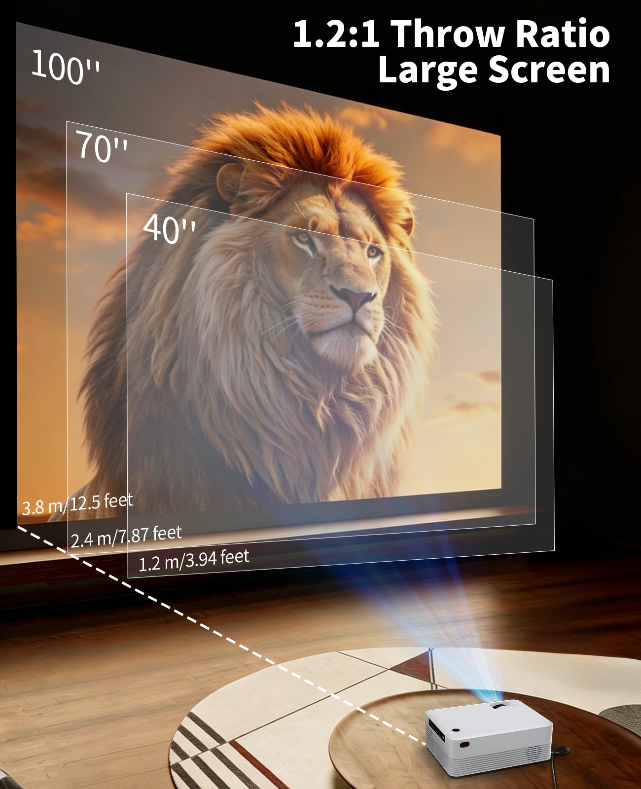 ENUOSUMA H5 Native 1080P Smart Projector
