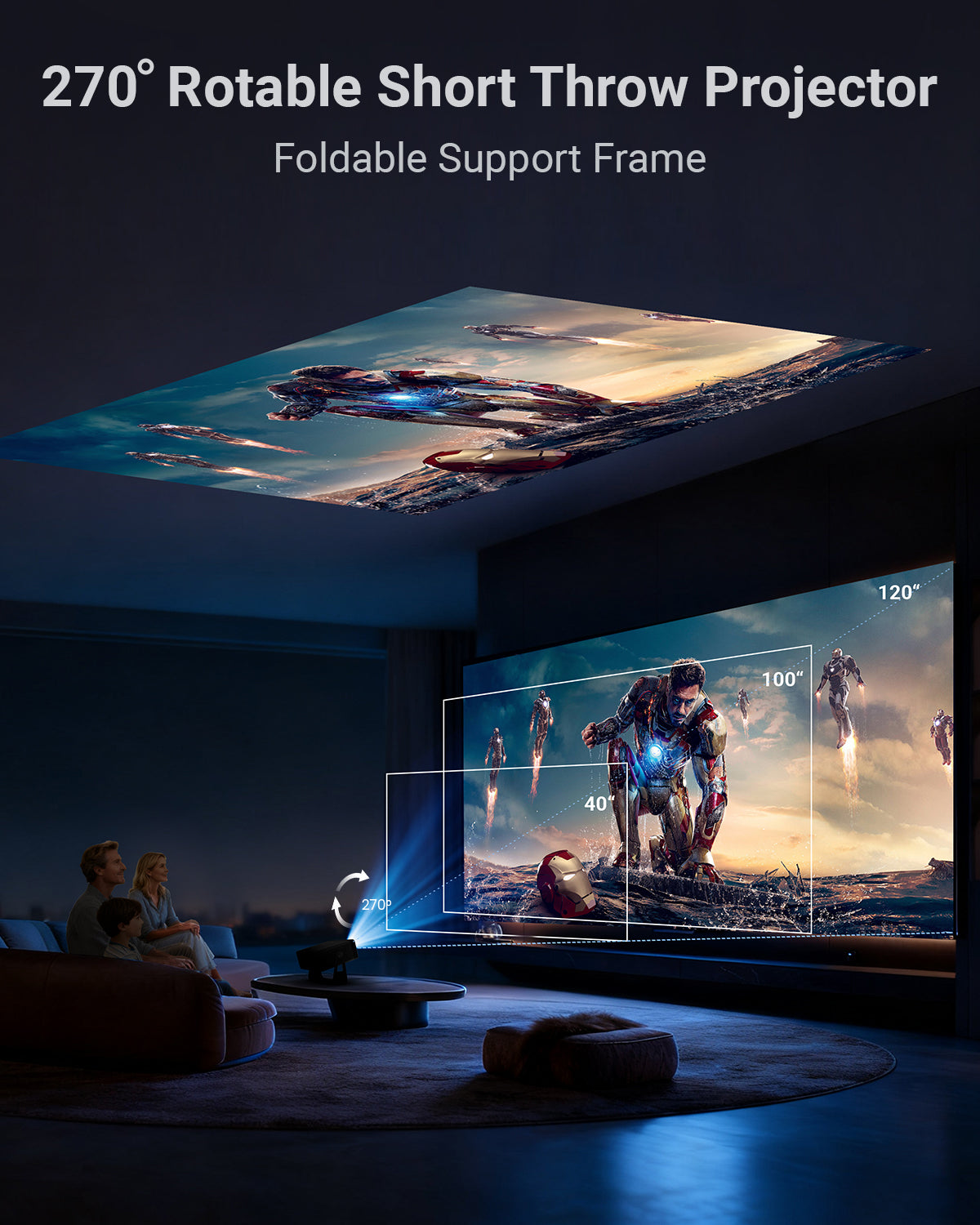 ENUOSUMA F22 Smart Projector