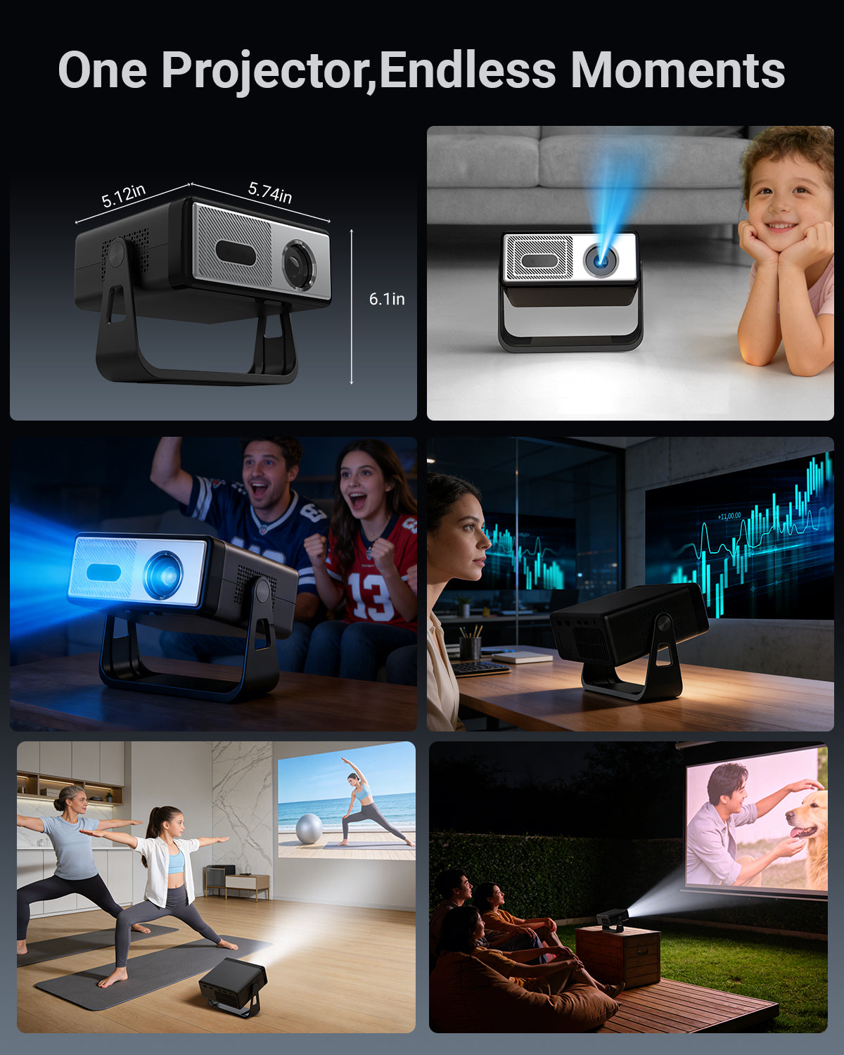 ENUOSUMA F22 Smart Projector